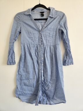 h and m blue and white striped dress Zuri Women's Level Up African Print Dress, XS / Standard